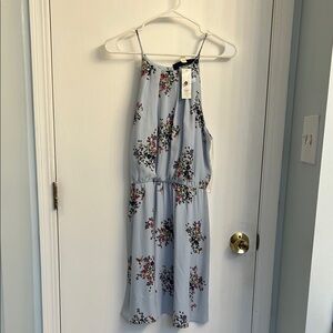 NWT Francesca’s Blue Floral Dress